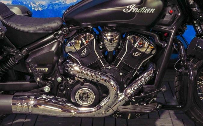 2025 Indian Super Scout Black Smoke With Graphics