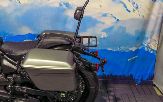 2025 Indian Super Scout Black Smoke With Graphics