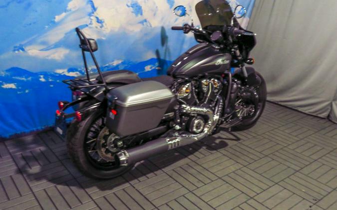 2025 Indian Super Scout Black Smoke With Graphics