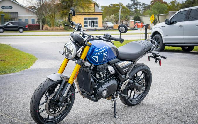 2024 Triumph Speed 400 Caspian Blue / Storm Grey