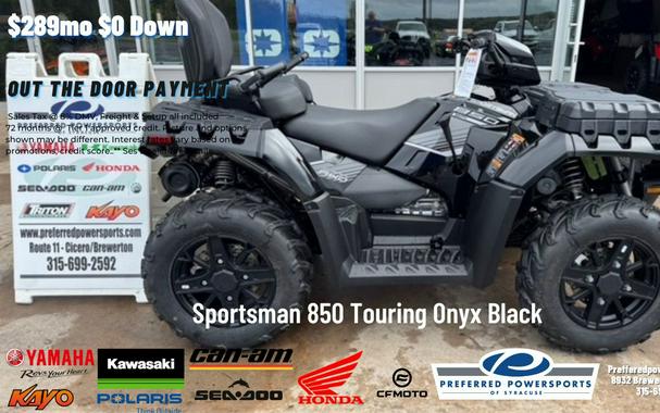 2024 Polaris Industries Sportsman 850 Touring Onyx Black