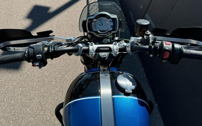 2022 Triumph Scrambler 1200 XC Cobalt Blue and Jet Black