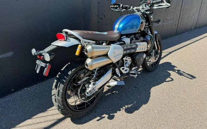 2022 Triumph Scrambler 1200 XC Cobalt Blue and Jet Black