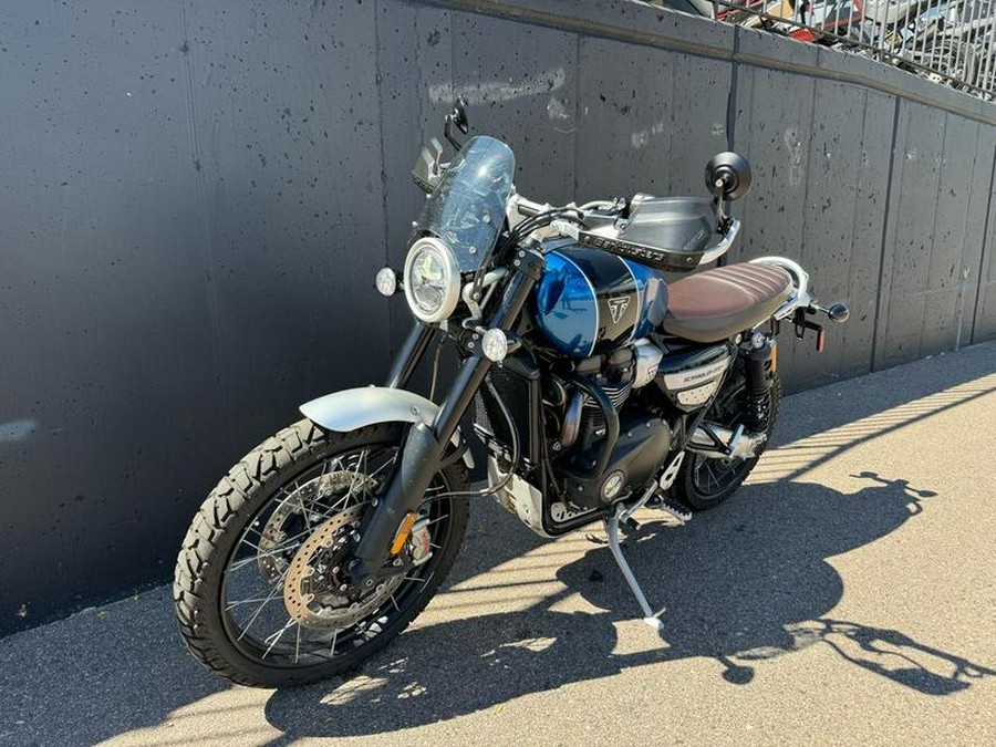 2022 Triumph Scrambler 1200 XC Cobalt Blue and Jet Black