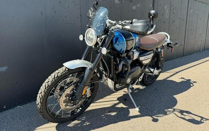 2022 Triumph Scrambler 1200 XC Cobalt Blue and Jet Black