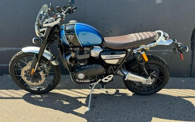 2022 Triumph Scrambler 1200 XC Cobalt Blue and Jet Black