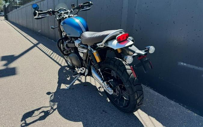 2022 Triumph Scrambler 1200 XC Cobalt Blue and Jet Black