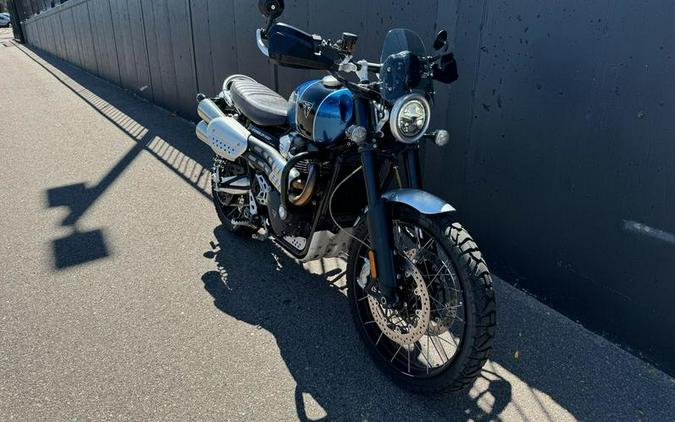 2022 Triumph Scrambler 1200 XC Cobalt Blue and Jet Black