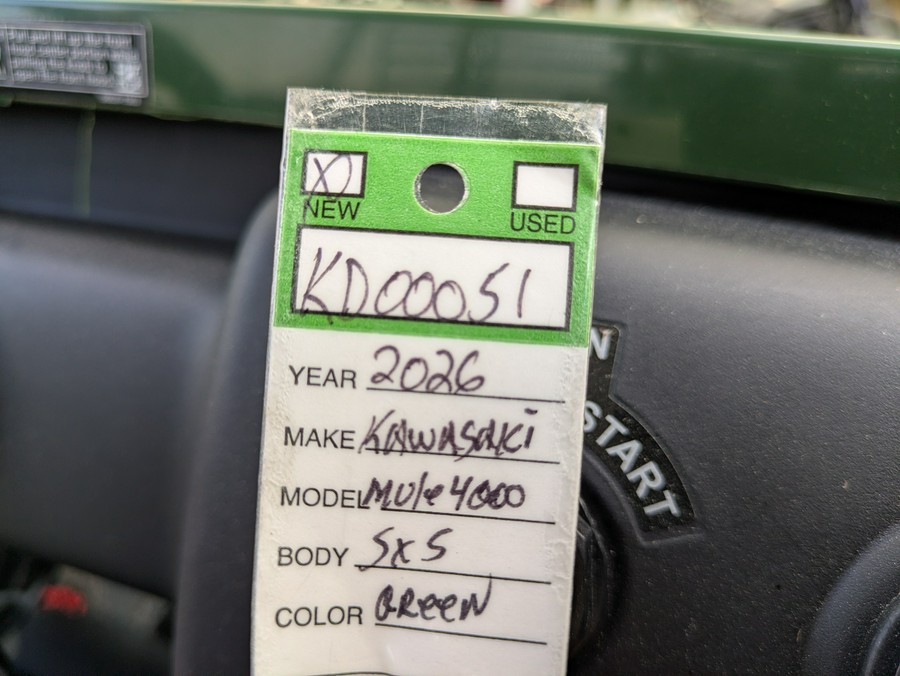 2026 Kawasaki MULE 4000 Trans