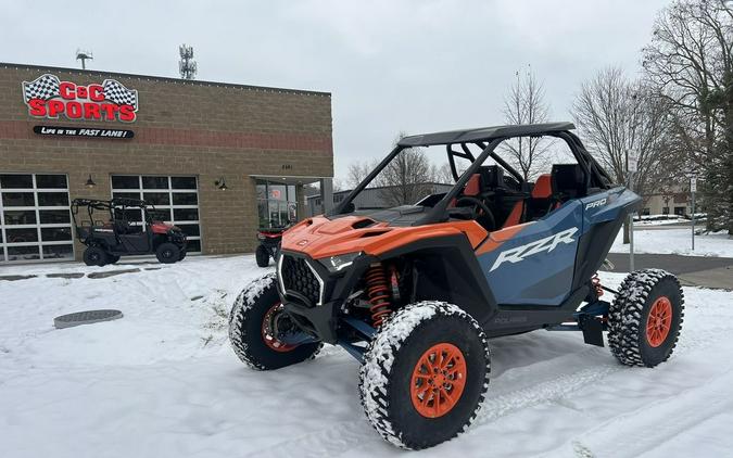 2025 Polaris® RZR Pro S Ultimate Orange Burst / Zenith Blue