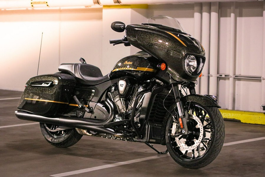 2026 Indian Motorcycle® Chieftain® PowerPlus Dark Horse® 112 Black Crystal w/Black Metallic & Champ