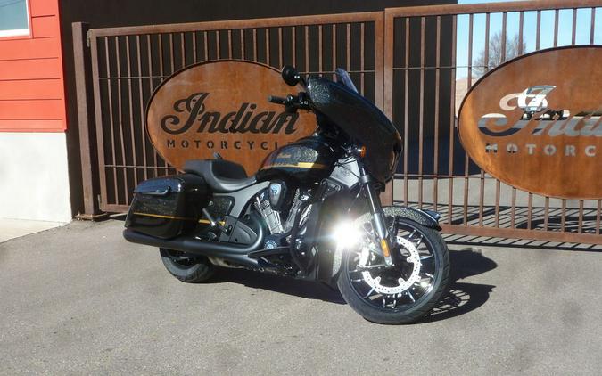 2026 Indian Motorcycle® Chieftain® PowerPlus Dark Horse® 112 Black Crystal w/Black Metallic & Champ
