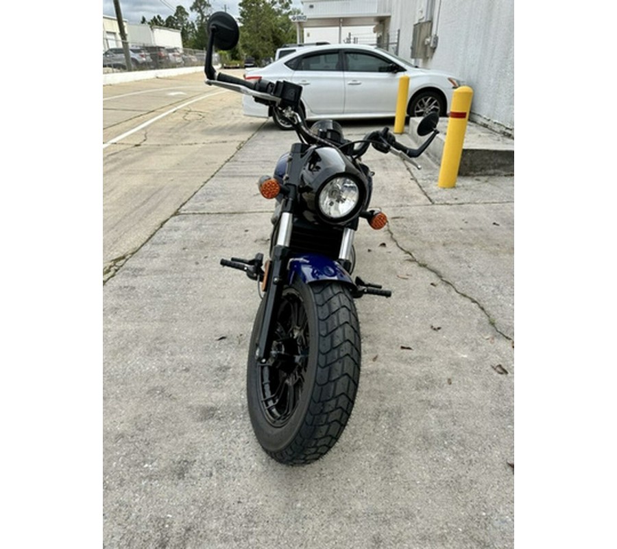 2023 Indian Scout Bobber ABS Springfield Blue Metallic