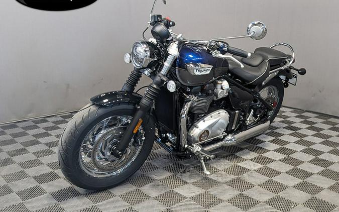 2024 Triumph Bonneville Speedmaster Pacific Blue/Silver Ice