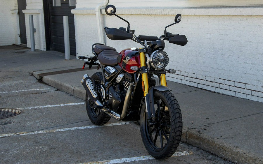 2024 Triumph Scrambler 400 X Carnival Red / Phantom Black