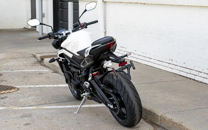 2024 Triumph Street Triple 765 R Crystal White