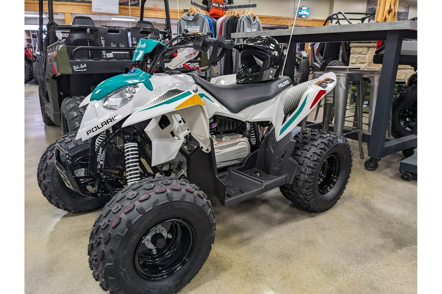 2024 Polaris Industries Outlaw® 110 EFI- White/ Rad Green