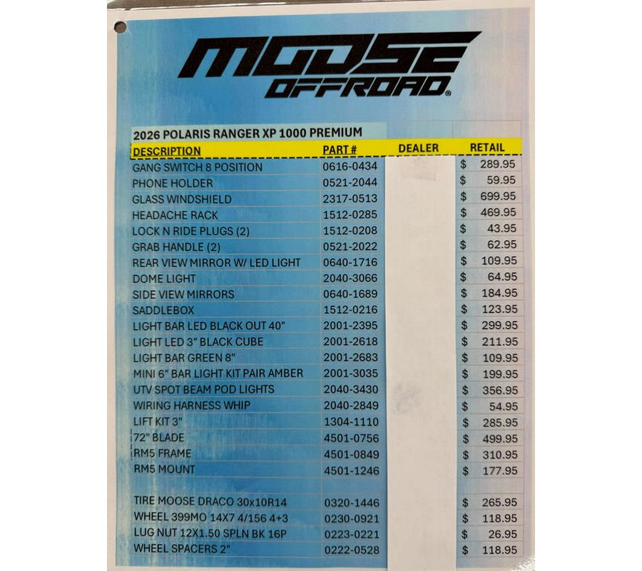 2026 Polaris® Ranger XP 1000 Premium