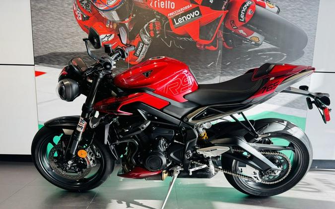 2024 Triumph Street Triple 765 RS Carnival Red