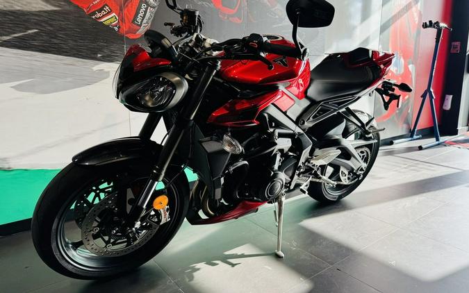 2024 Triumph Street Triple 765 RS Carnival Red