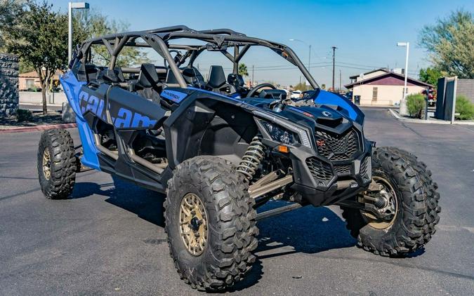 2024 Can-Am® Maverick X3 MAX X rs Turbo RR with Smart-Shox Dazzling Blue & Carbon Black