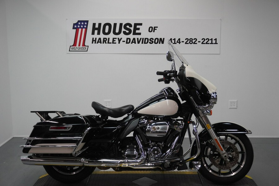 2020 Police Electra Glide WHITE / BLACK