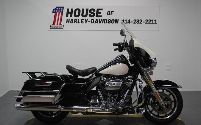 2020 Police Electra Glide WHITE / BLACK