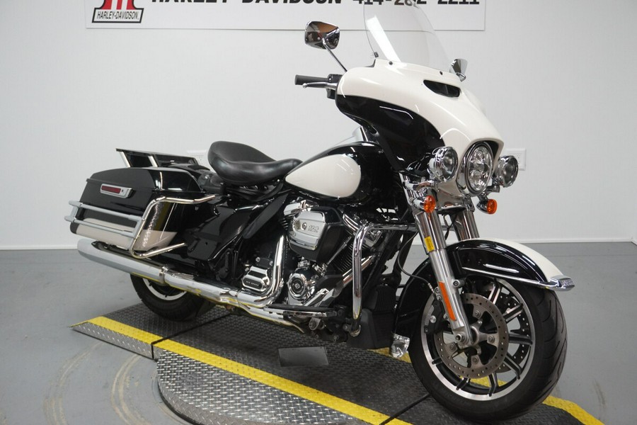 2020 Police Electra Glide WHITE / BLACK