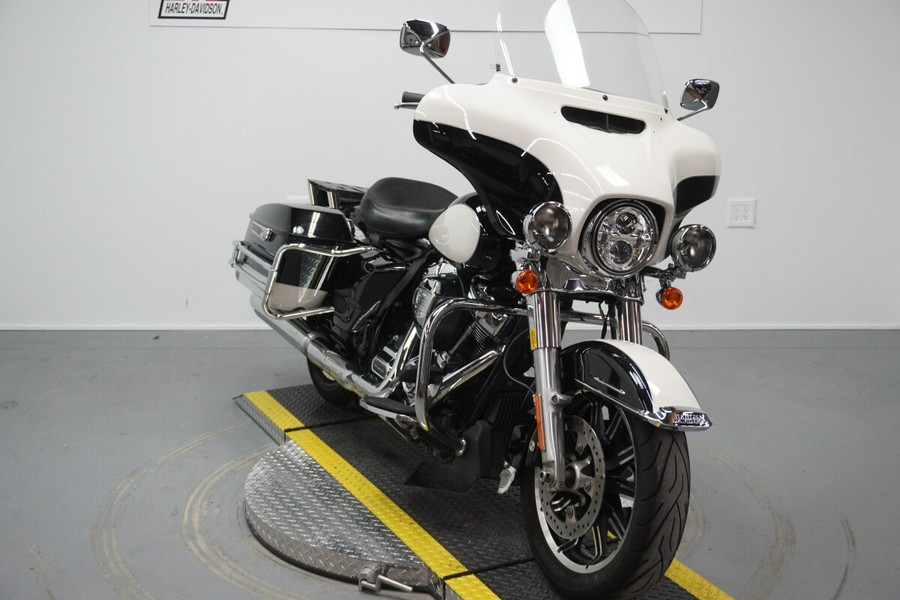 2020 Police Electra Glide WHITE / BLACK