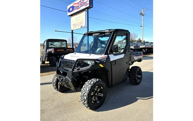 2023 Polaris RANGER 1000 Premium White Lightning + Hard Cab & Heat!