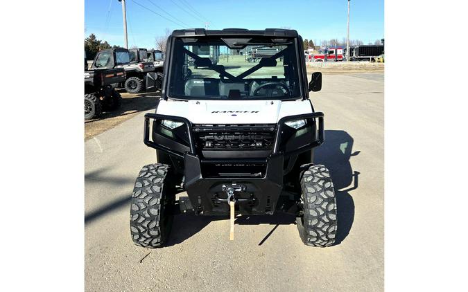 2023 Polaris RANGER 1000 Premium White Lightning + Hard Cab & Heat!