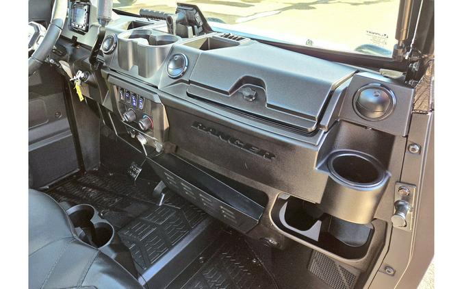 2023 Polaris RANGER 1000 Premium White Lightning + Hard Cab & Heat!