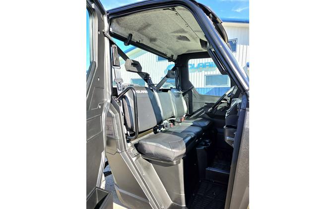 2023 Polaris RANGER 1000 Premium White Lightning + Hard Cab & Heat!
