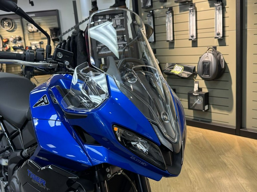 2026 Triumph Tiger Sport 800 Caspian Blue/Sapphire Black