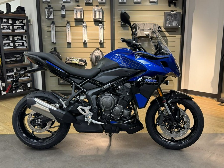2026 Triumph Tiger Sport 800 Caspian Blue/Sapphire Black