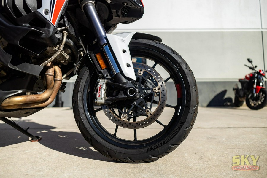 2023 Ducati Multistrada V4 S Iceberg White Alloy Wheels TravelRadar