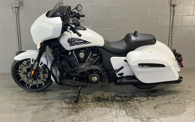 2025 Indian Chieftain Powerplus Dark Horse Ghost White Metallic Smoke
