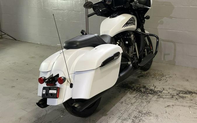 2025 Indian Chieftain Powerplus Dark Horse Ghost White Metallic Smoke