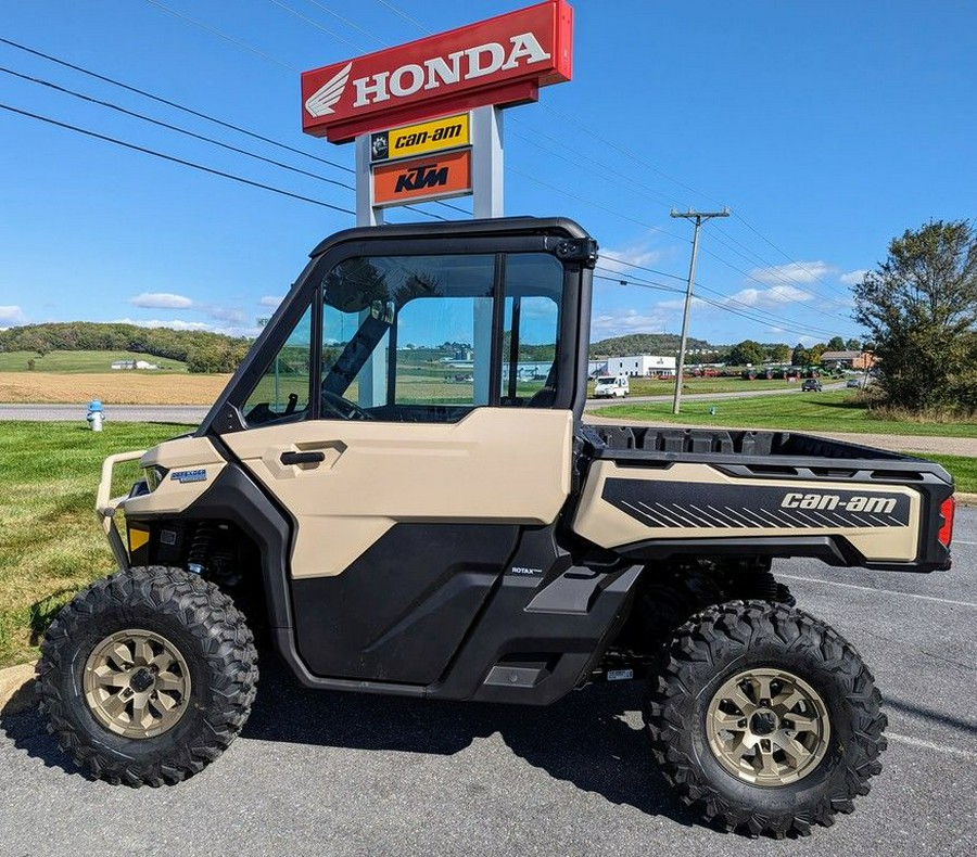 2024 Can-Am® Defender Limited HD10 Desert Tan & Timeless Black