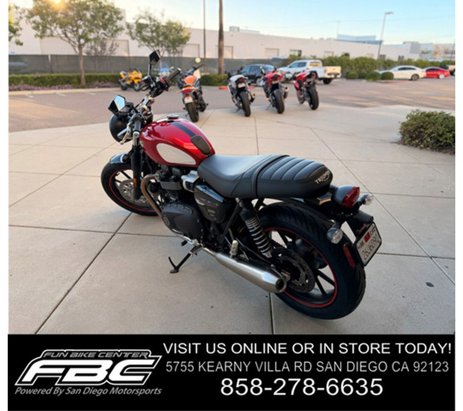 2023 Triumph Speed Twin 900 Chrome Edition Red Hopper Chrome Edition