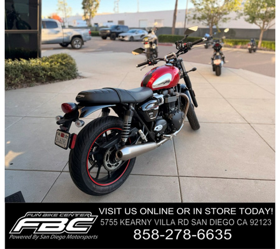 2023 Triumph Speed Twin 900 Chrome Edition Red Hopper Chrome Edition