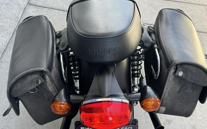 2020 Triumph Bonneville T100 Black Matte Irostone/Matte Black