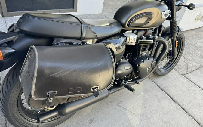 2020 Triumph Bonneville T100 Black Matte Irostone/Matte Black