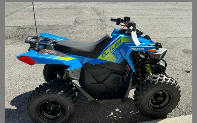 2026 Polaris Outlaw 70 EFI 70 EFI - VELOCITY BLUELIFTED LIME