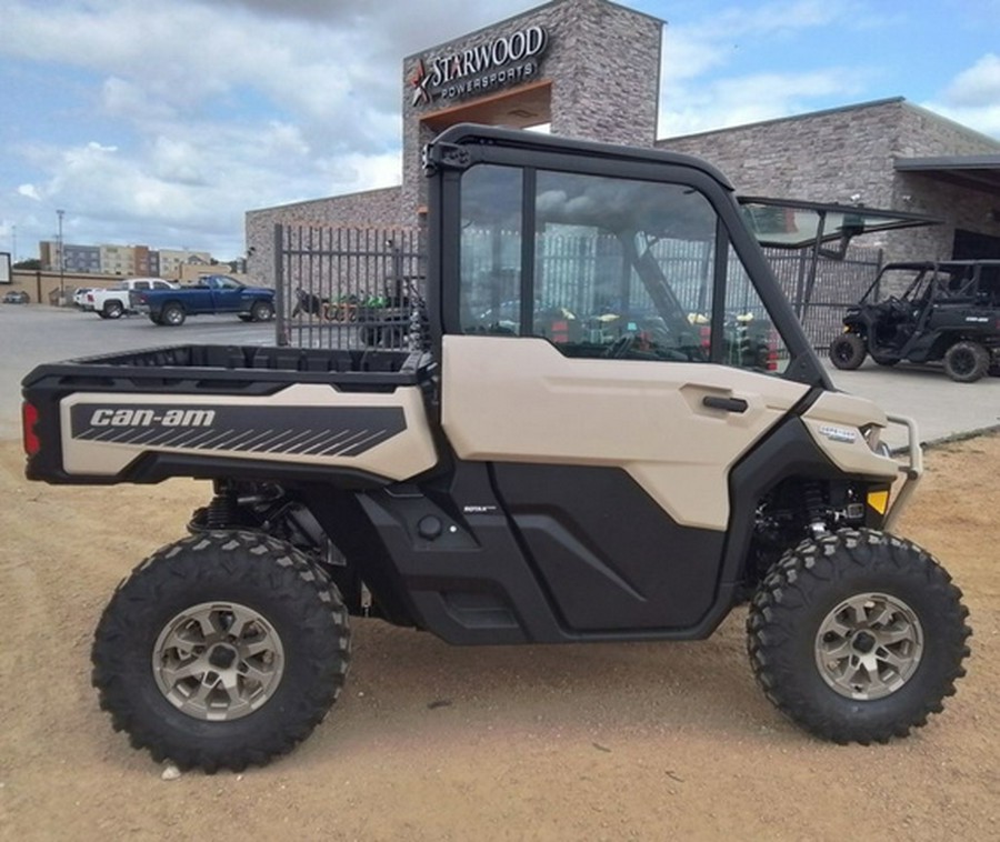 2024 Can-Am Defender Limited HD10 Desert Tan & Timeless Black