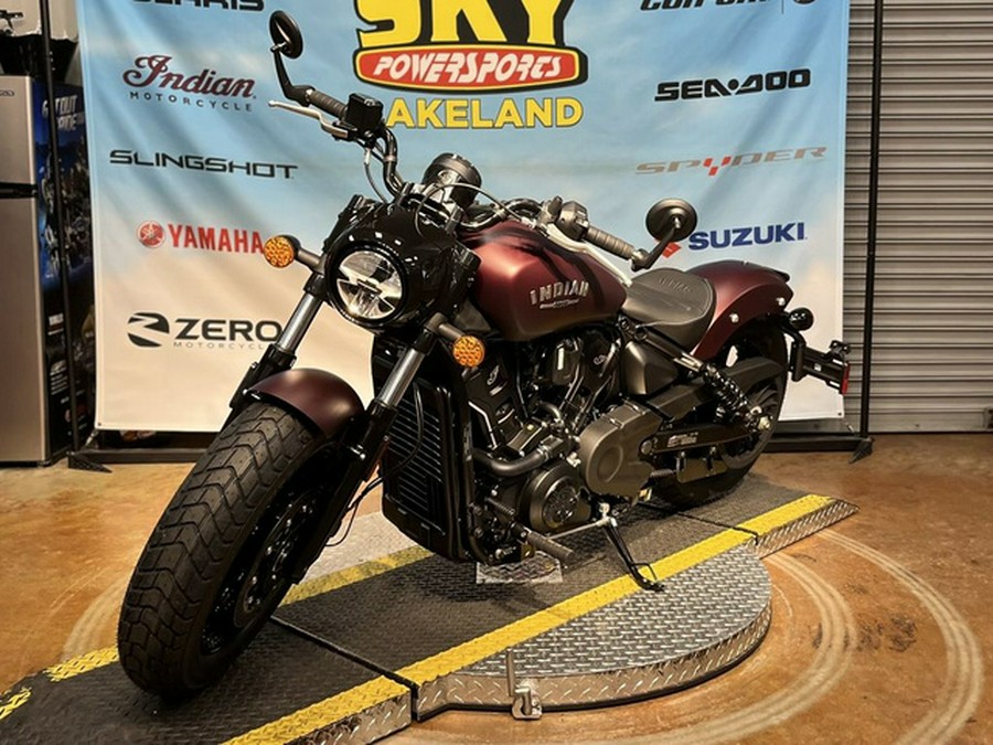 2026 Indian Scout Bobber Limited +Tech Maroon Metallic Smoke