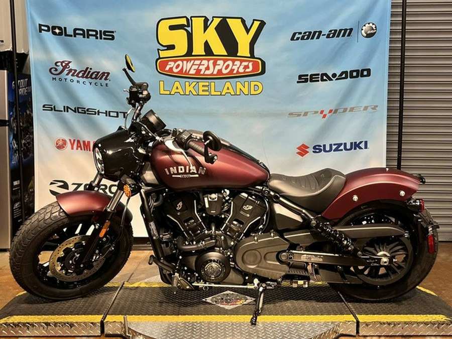 2026 Indian Scout Bobber Limited +Tech Maroon Metallic Smoke