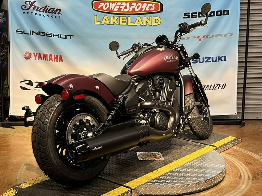 2026 Indian Scout Bobber Limited +Tech Maroon Metallic Smoke