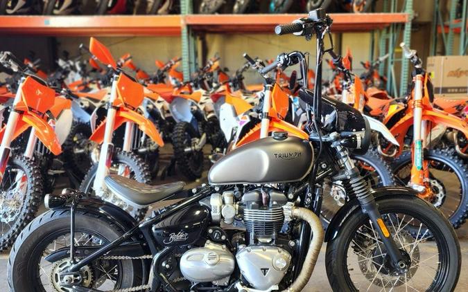 2018 Triumph Bonneville Bobber Ironstone