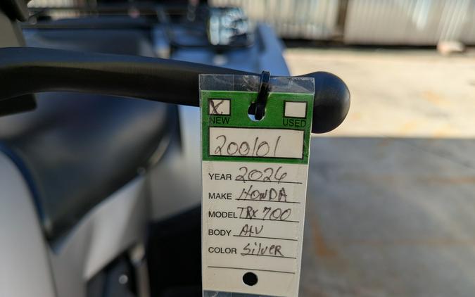 2026 Honda FourTrax Rubicon 700 4x4 Automatic